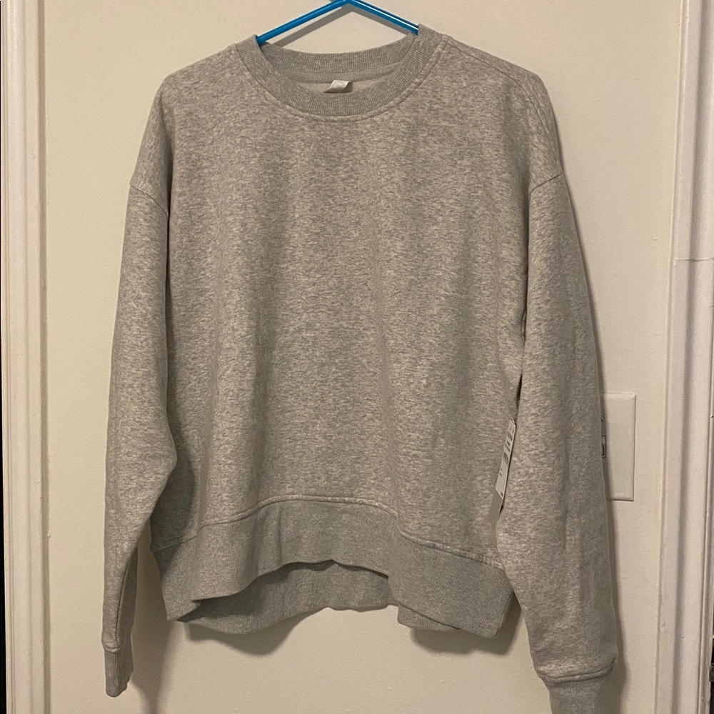 Zella Nordstrom Light Heather Gray Sweatshirt